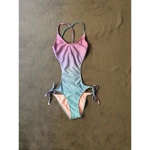 Unicorn Colored One Piece Bathing Suit